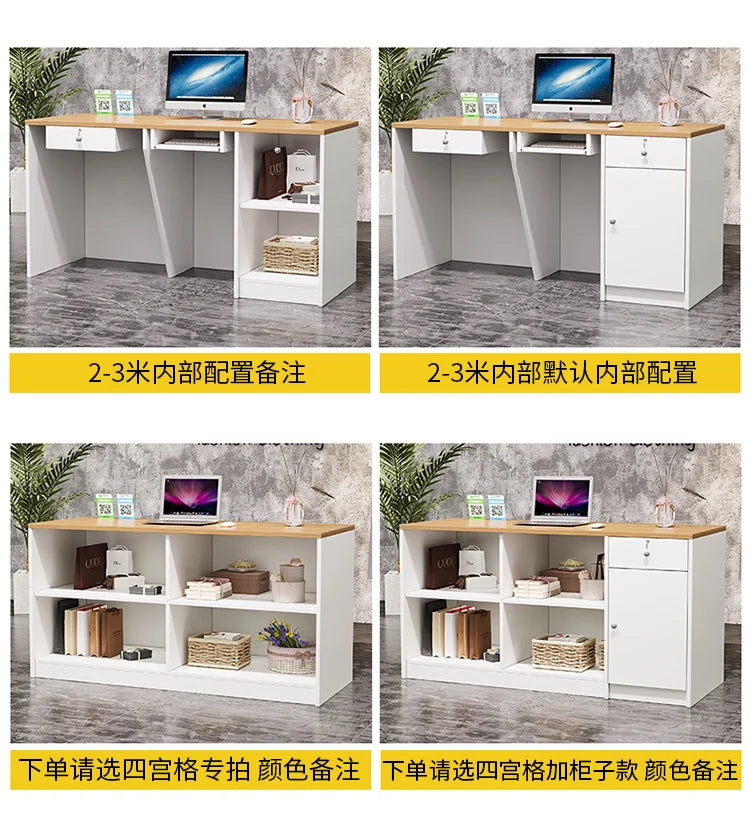 Decorations Reception Desks Retro Modern Counter Display Reception Desks Beauty Salon Mostrador Negocio Commercial Furniture