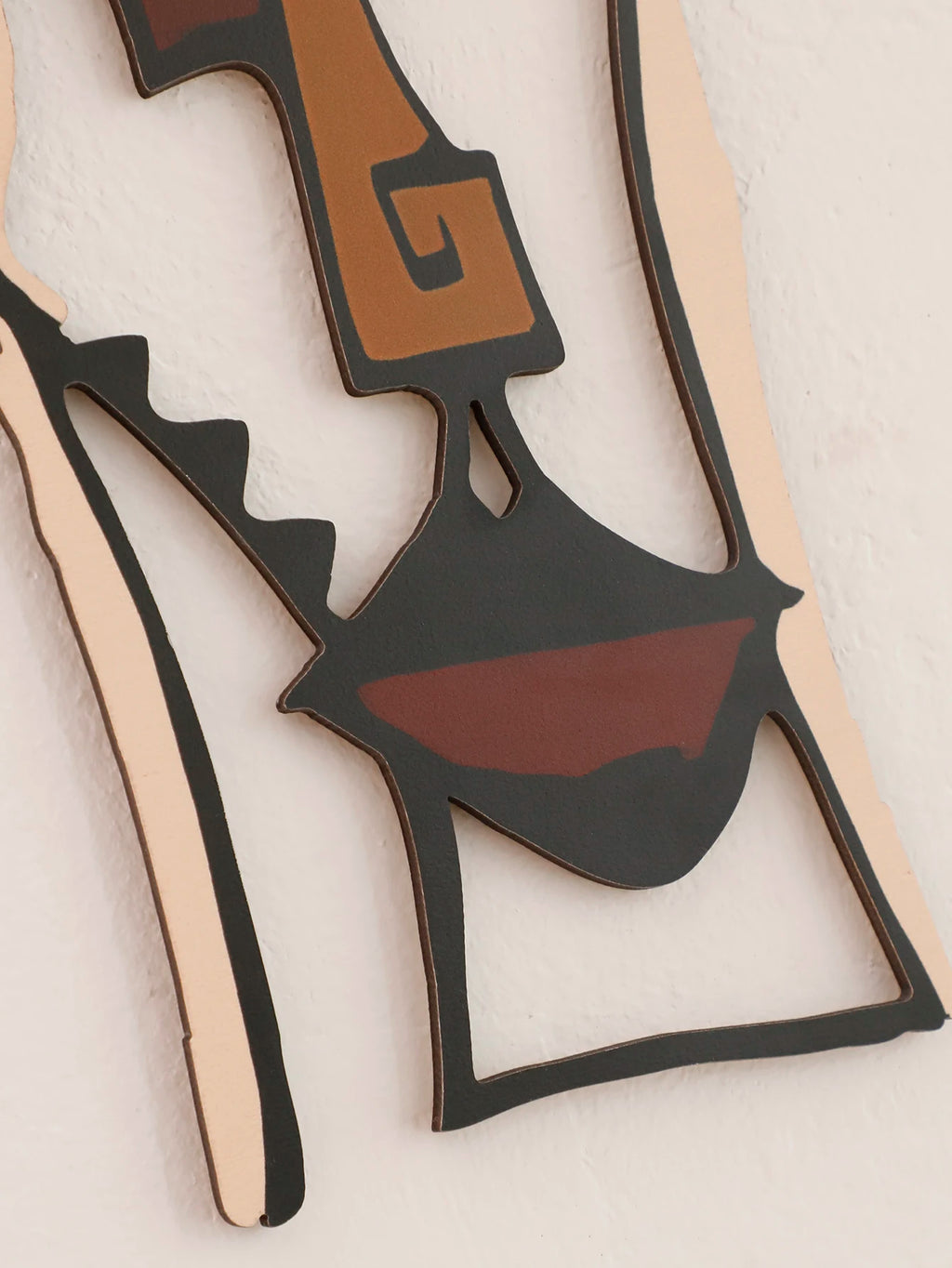 Abstract Face Wall Hanging Wooden Wall Decor Home and Office Decorative Hanging for Living Room Bedroom and Hallway Crafts Gift