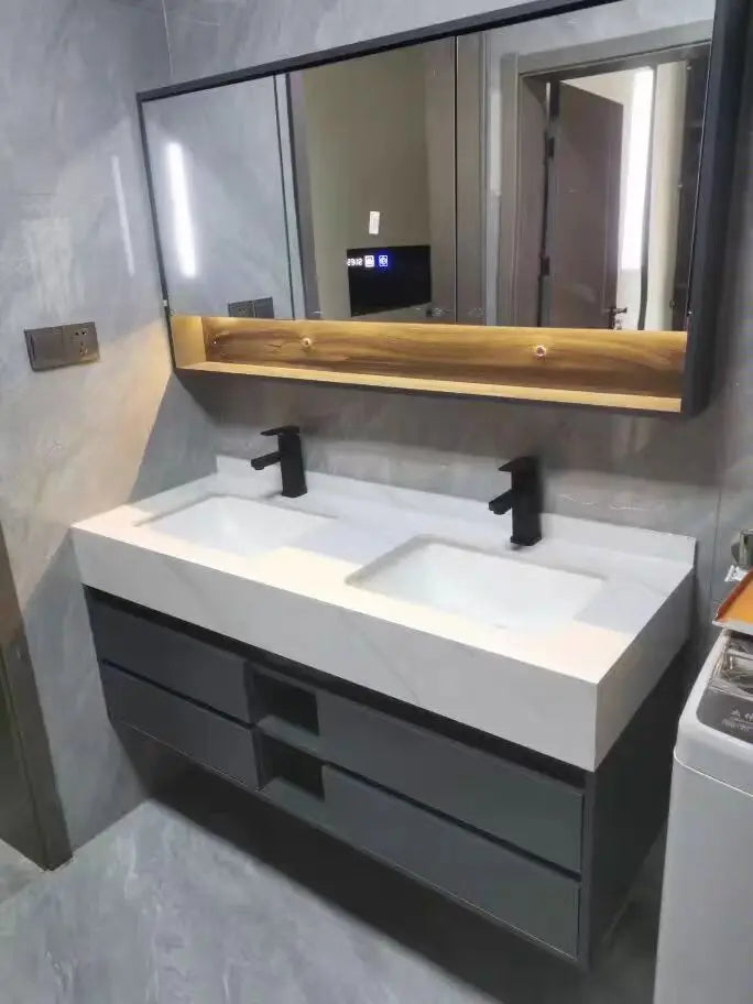 Bathroom Accesories Cabinet Wall Home Accessories Set Luxury Full Furniture Shelfs Sink Cabinet Modern Hovedskapet Bathroom Home