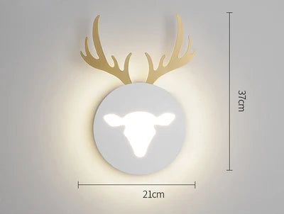 Home deco letter shape LED  Wall Light Children Sconce kid Wall Lamp Nordic Modern Bedroom Bedside Stair Corridor porch Lighting