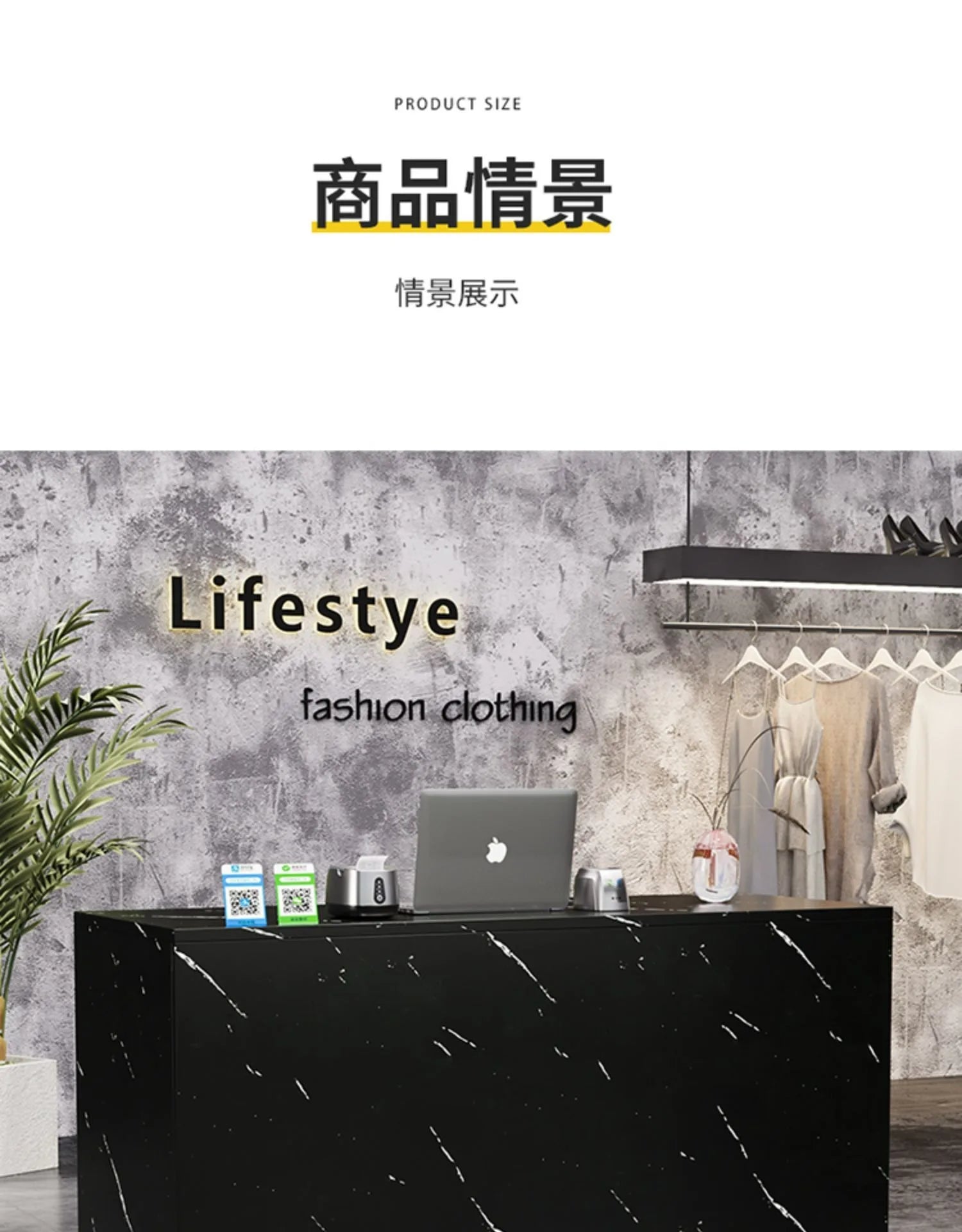 Decorations Reception Desks Retro Modern Counter Display Reception Desks Beauty Salon Mostrador Negocio Commercial Furniture