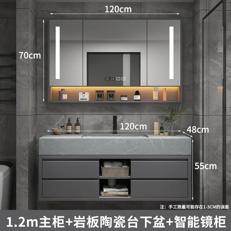 Bathroom Accesories Cabinet Wall Home Accessories Set Luxury Full Furniture Shelfs Sink Cabinet Modern Hovedskapet Bathroom Home