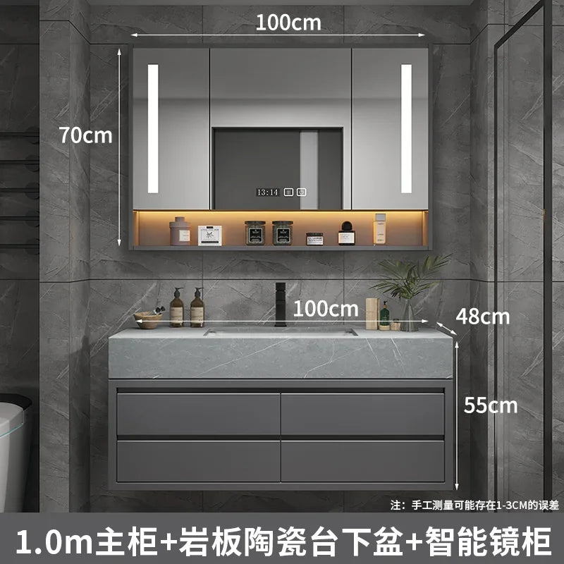 Bathroom Accesories Cabinet Wall Home Accessories Set Luxury Full Furniture Shelfs Sink Cabinet Modern Hovedskapet Bathroom Home