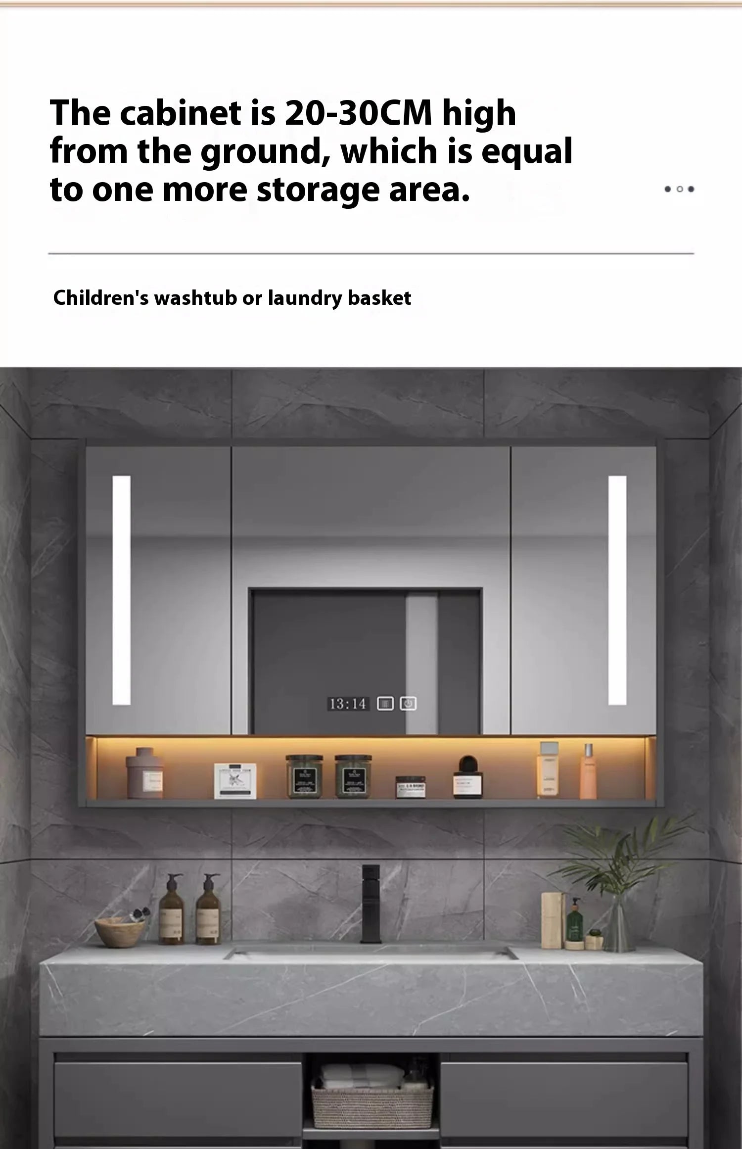 Bathroom Accesories Cabinet Wall Home Accessories Set Luxury Full Furniture Shelfs Sink Cabinet Modern Hovedskapet Bathroom Home