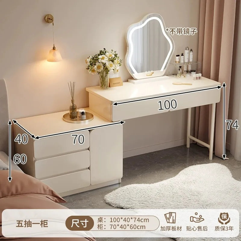 Desk Modern Dressing Table Makeup Jewelry Simple Headdresses Dressing Table Makeup Bedroom Moveis Para Casa Home Furniture