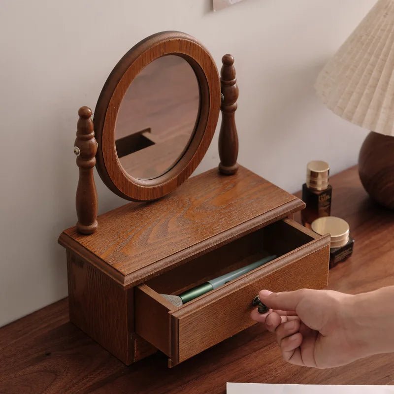 Art Wall Mirror Dressing Aesthetic Vanity Desk Mirror Standing Living Room Espelho Adesivo De Home Decoration Accessories