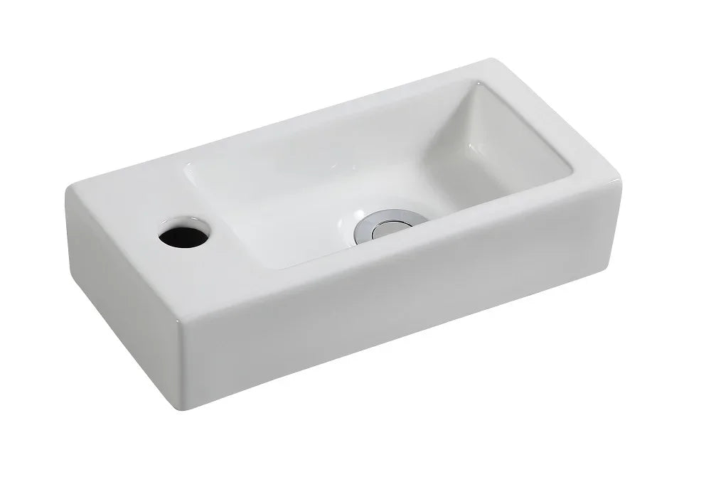 Bathroom Mini Wall-mounted Wash Basin Balcony Ultra-narrow Ceramic Bathroom Sink Family Bedroom Wall-mounted Wash Basin
