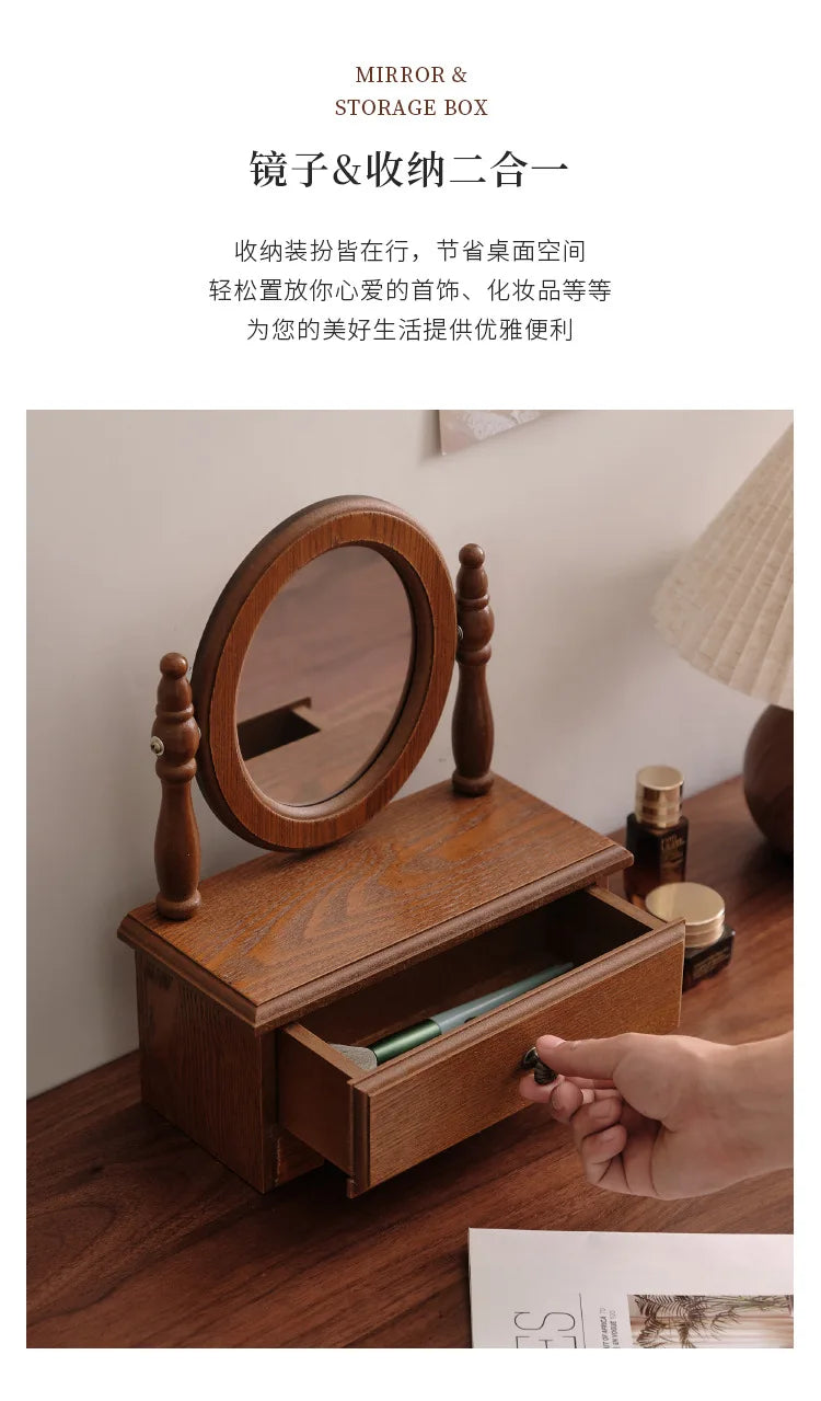 Art Wall Mirror Dressing Aesthetic Vanity Desk Mirror Standing Living Room Espelho Adesivo De Home Decoration Accessories