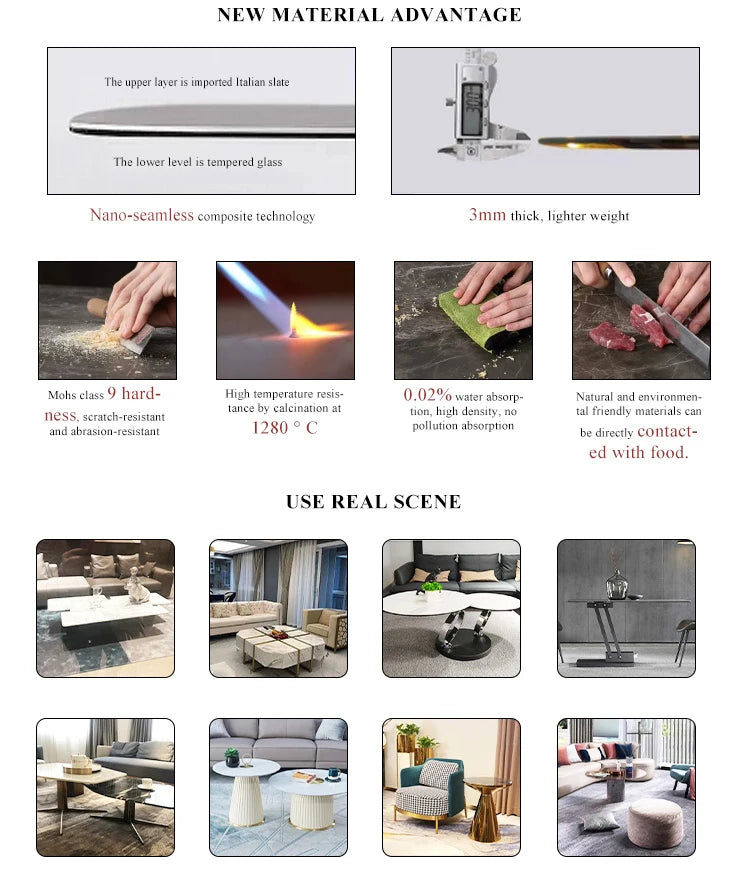 Light Luxury Modern Minimalist Italian Home Office Desk for Home Office