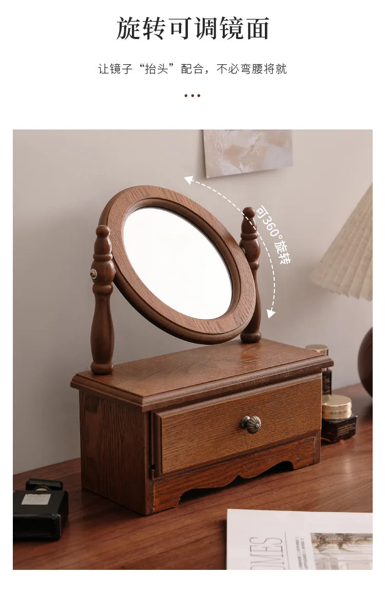 Art Wall Mirror Dressing Aesthetic Vanity Desk Mirror Standing Living Room Espelho Adesivo De Home Decoration Accessories