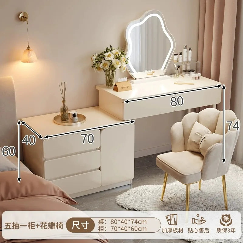 Desk Modern Dressing Table Makeup Jewelry Simple Headdresses Dressing Table Makeup Bedroom Moveis Para Casa Home Furniture