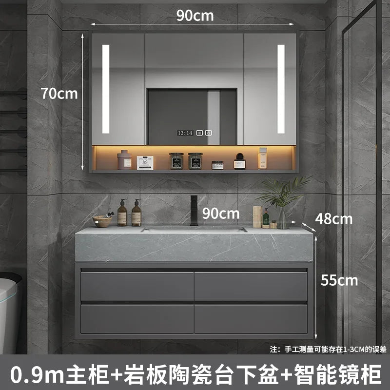 Bathroom Accesories Cabinet Wall Home Accessories Set Luxury Full Furniture Shelfs Sink Cabinet Modern Hovedskapet Bathroom Home