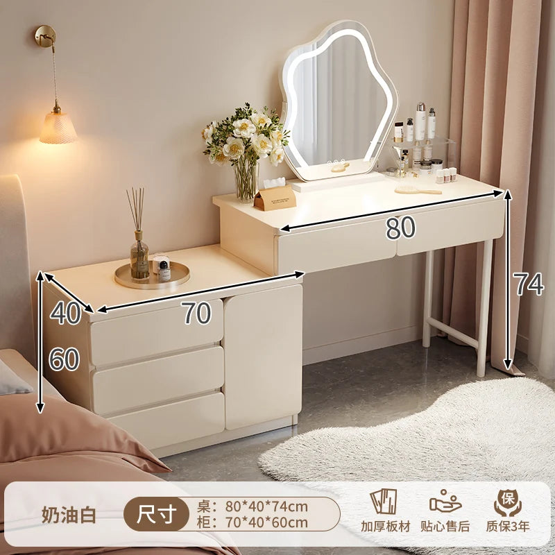 Desk Modern Dressing Table Makeup Jewelry Simple Headdresses Dressing Table Makeup Bedroom Moveis Para Casa Home Furniture
