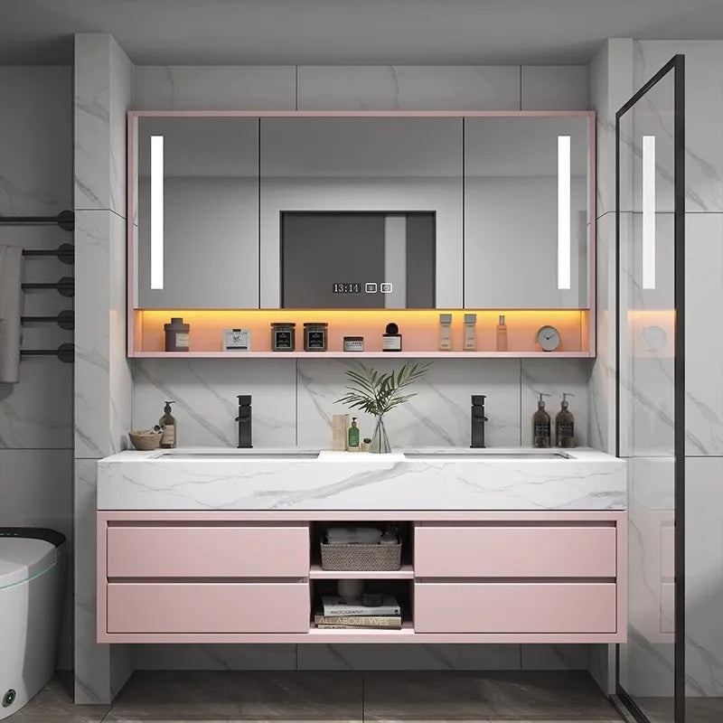 Bathroom Accesories Cabinet Wall Home Accessories Set Luxury Full Furniture Shelfs Sink Cabinet Modern Hovedskapet Bathroom Home