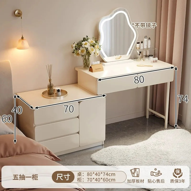 Desk Modern Dressing Table Makeup Jewelry Simple Headdresses Dressing Table Makeup Bedroom Moveis Para Casa Home Furniture