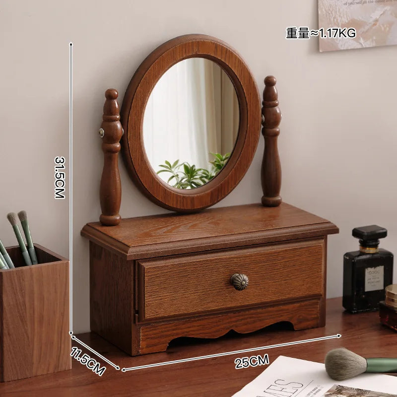 Art Wall Mirror Dressing Aesthetic Vanity Desk Mirror Standing Living Room Espelho Adesivo De Home Decoration Accessories