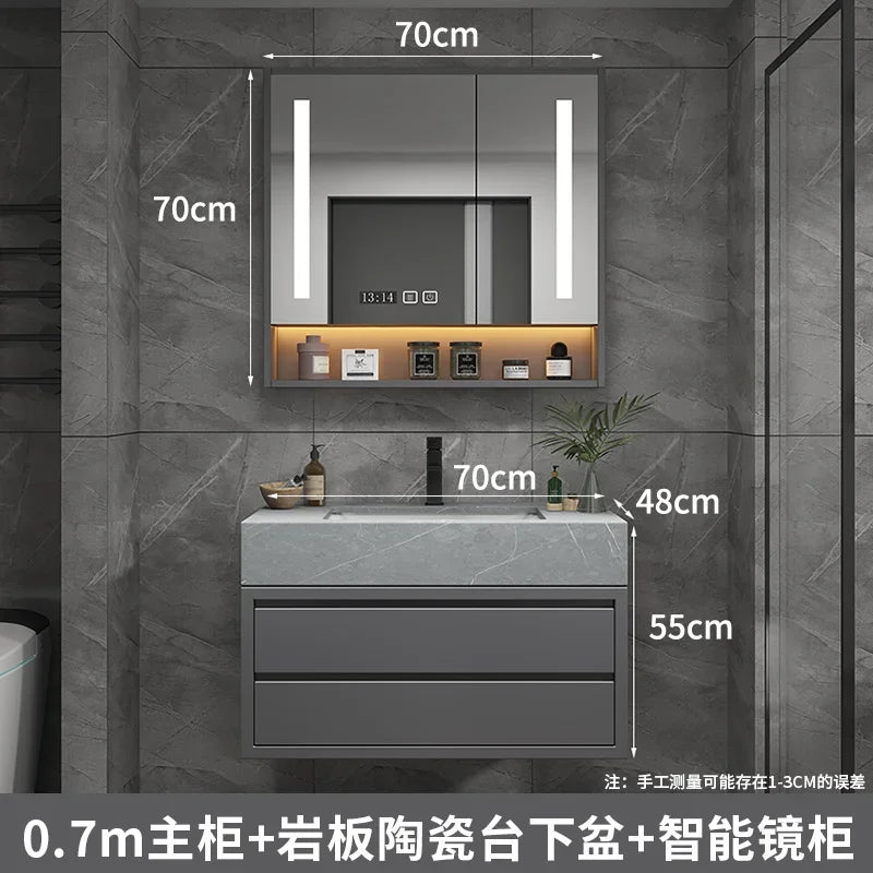 Bathroom Accesories Cabinet Wall Home Accessories Set Luxury Full Furniture Shelfs Sink Cabinet Modern Hovedskapet Bathroom Home